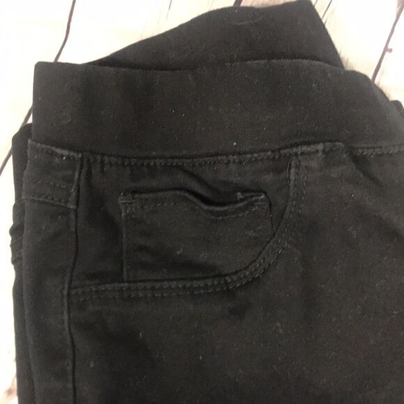 Christopher & Banks Soft Black Jeggings w/elastic waistband size medium EUC - Picture 2 of 4